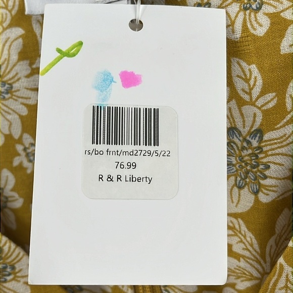 NWT Kallie Cutout Floral Ruffle Mini Dress 100% Cotton Sleeveless Medium - Picture 12 of 13